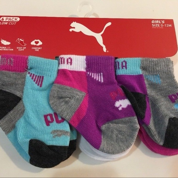 puma baby girl socks